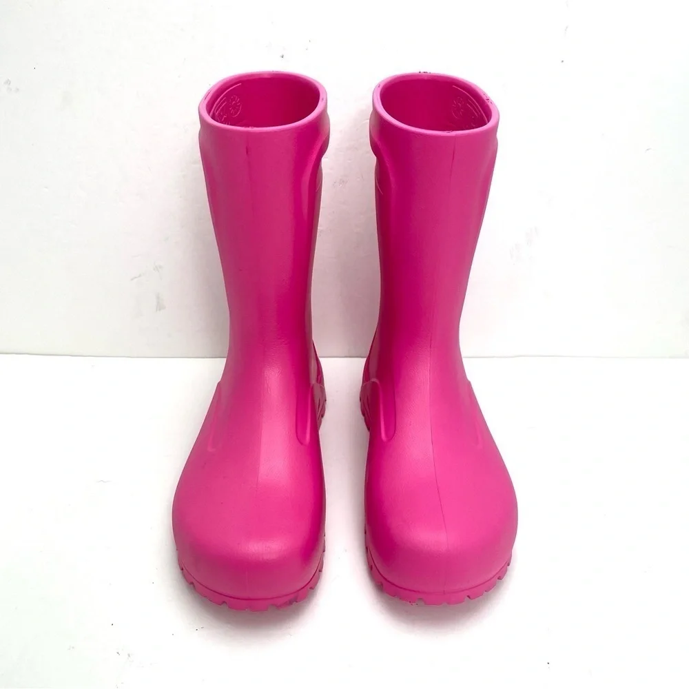 BIRKENSTOCK Derry Kids EVA Rain Boot in Neon Pink Size 3